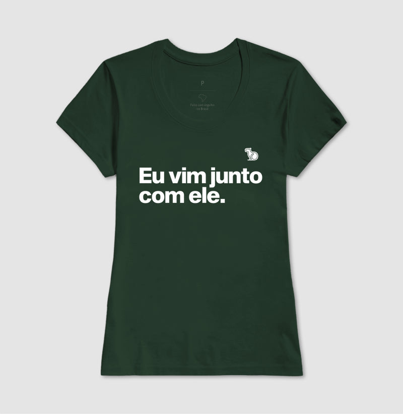 CAMISETA CASAL EU VIM JUNTO COM ELE