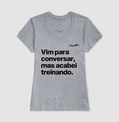 CAMISETA ACADEMIA VIM PARA CONVERSAR
