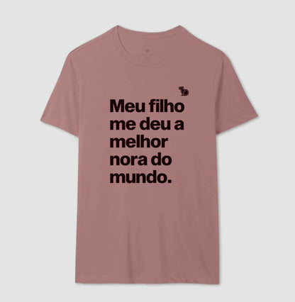CAMISETA MEU FILHO ME DEU A MELHOR NORA DO MUNDO