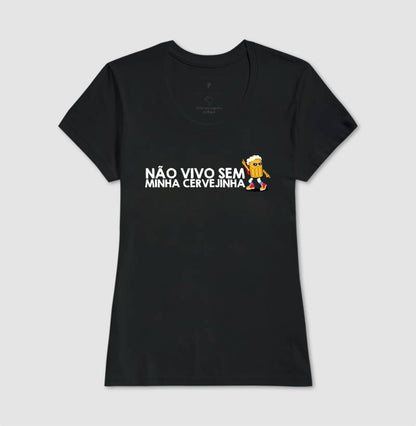 CAMISETA CASAL NÃO VIVO SEM CERVEJINHA