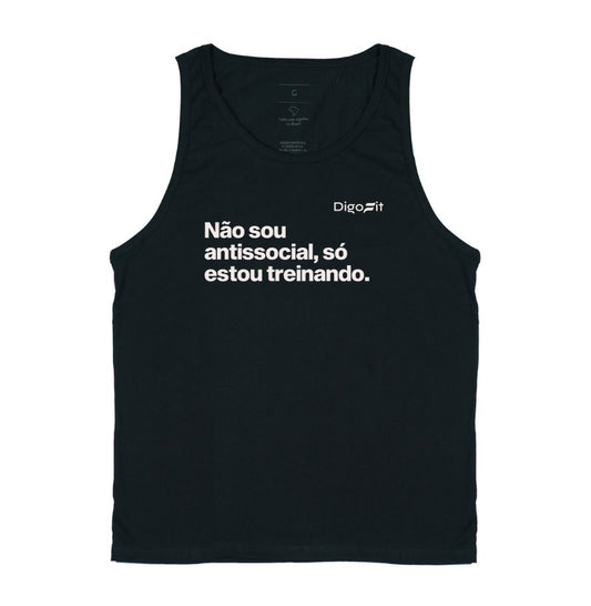REGATA ACADEMIA NÃO SOU ANTISSOCIAL SÓ ESTOU TREINANDO