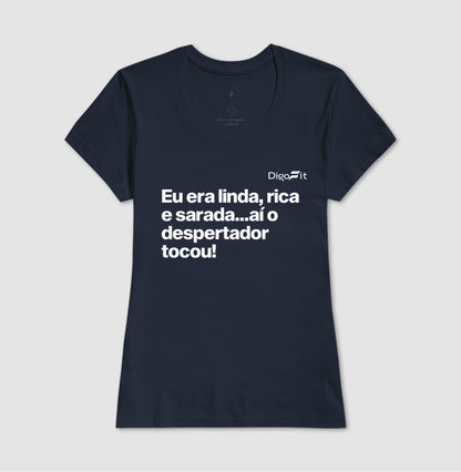 CAMISETA ACADEMIA LINDA RICA E SARADA