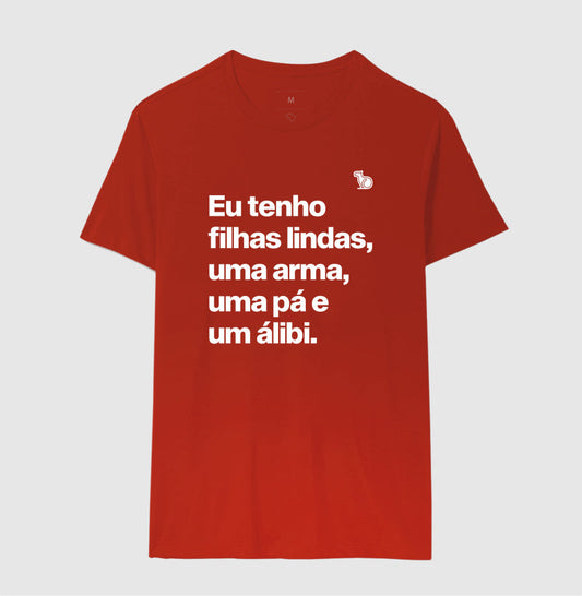 CAMISETA PAIS COM ÁLIBI - FILHA/FILHAS