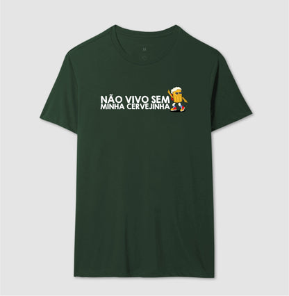 CAMISETA CASAL NÃO VIVO SEM CERVEJINHA