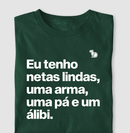 CAMISETA AVÔ COM ÁLIBI - NETAS