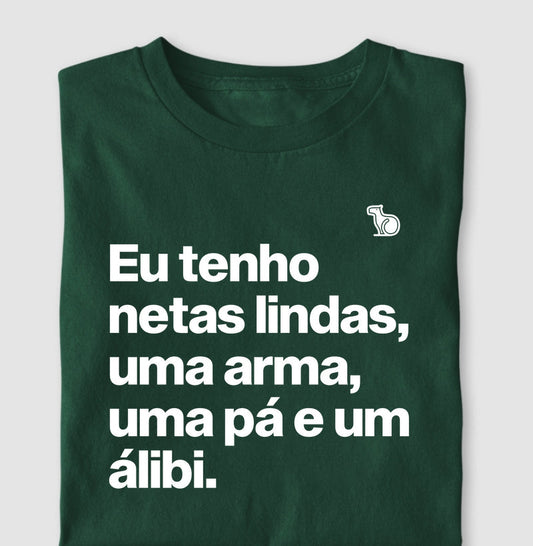 CAMISETA AVÔ COM ÁLIBI - NETA/NETAS