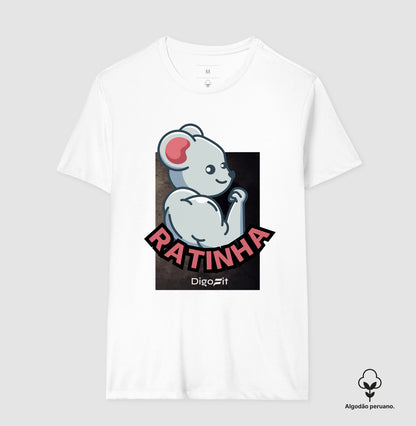 CAMISETA ALGODÃO PERUANO ACADEMIA RATINHA