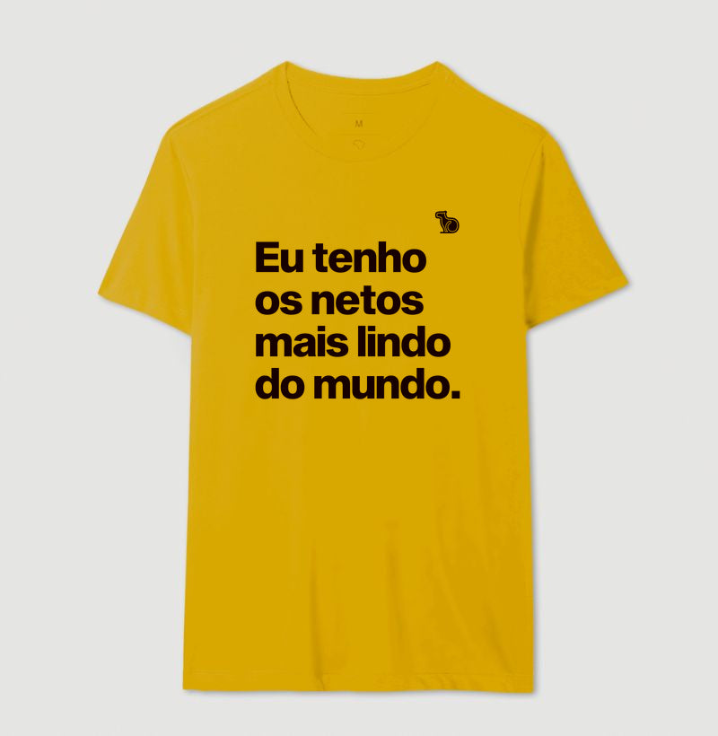 CAMISETA EU TENHO OS NETOS MAIS LINDOS