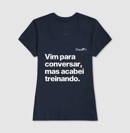 CAMISETA ACADEMIA VIM PARA CONVERSAR