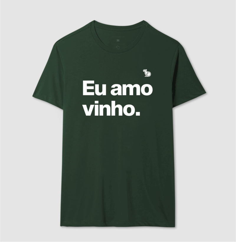 CAMISETA CASAL EU AMO VINHO
