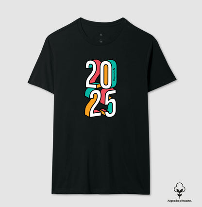 CAMISETA ALGODÃO PERUANO ANO NOVO 2025