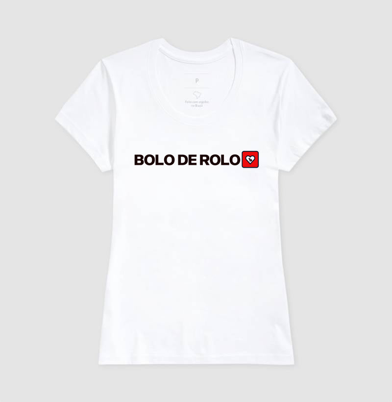 CAMISETA CASAL BOLO DE ROLO