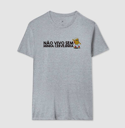 CAMISETA CASAL NÃO VIVO SEM CERVEJINHA