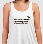 CAMISETA REGATA CARNAVAL ME CHAMA DE PIX