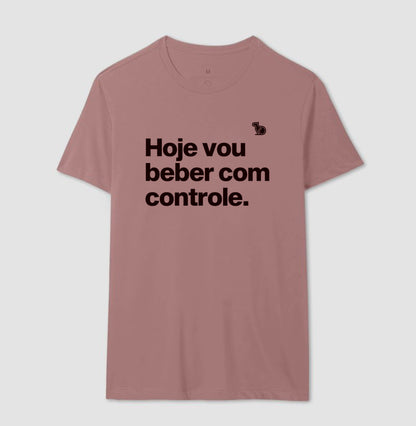 CAMISETA CARNAVAL HOJE EU VOU BEBER COM CONTROLE