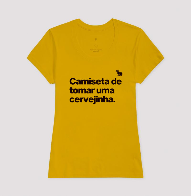CAMISETA DE TOMAR UMA CERVEJINHA