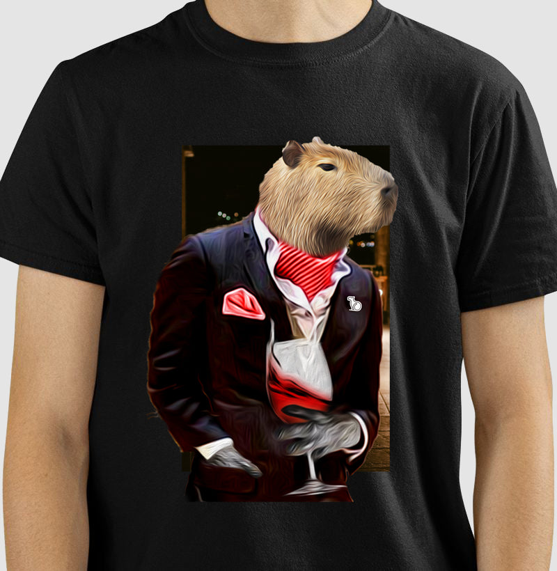 CAMISETA CAPIVARA ELEGANTE