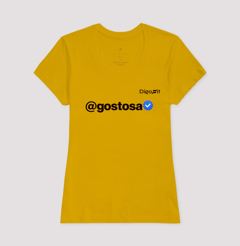 CAMISETA ACADEMIA VERIFICADA COMO UMA GOSTOSA