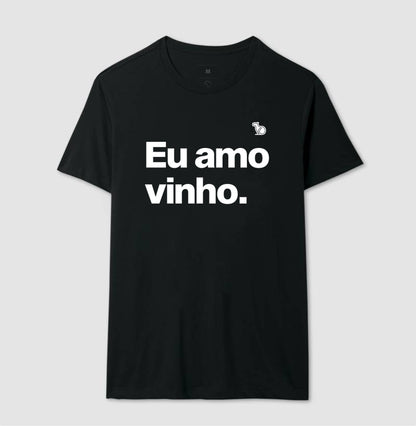 CAMISETA CASAL EU AMO VINHO