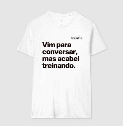 CAMISETA ACADEMIA VIM PARA CONVERSAR