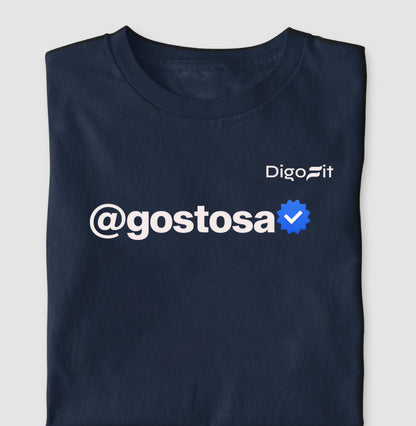 CAMISETA ACADEMIA VERIFICADA COMO UMA GOSTOSA