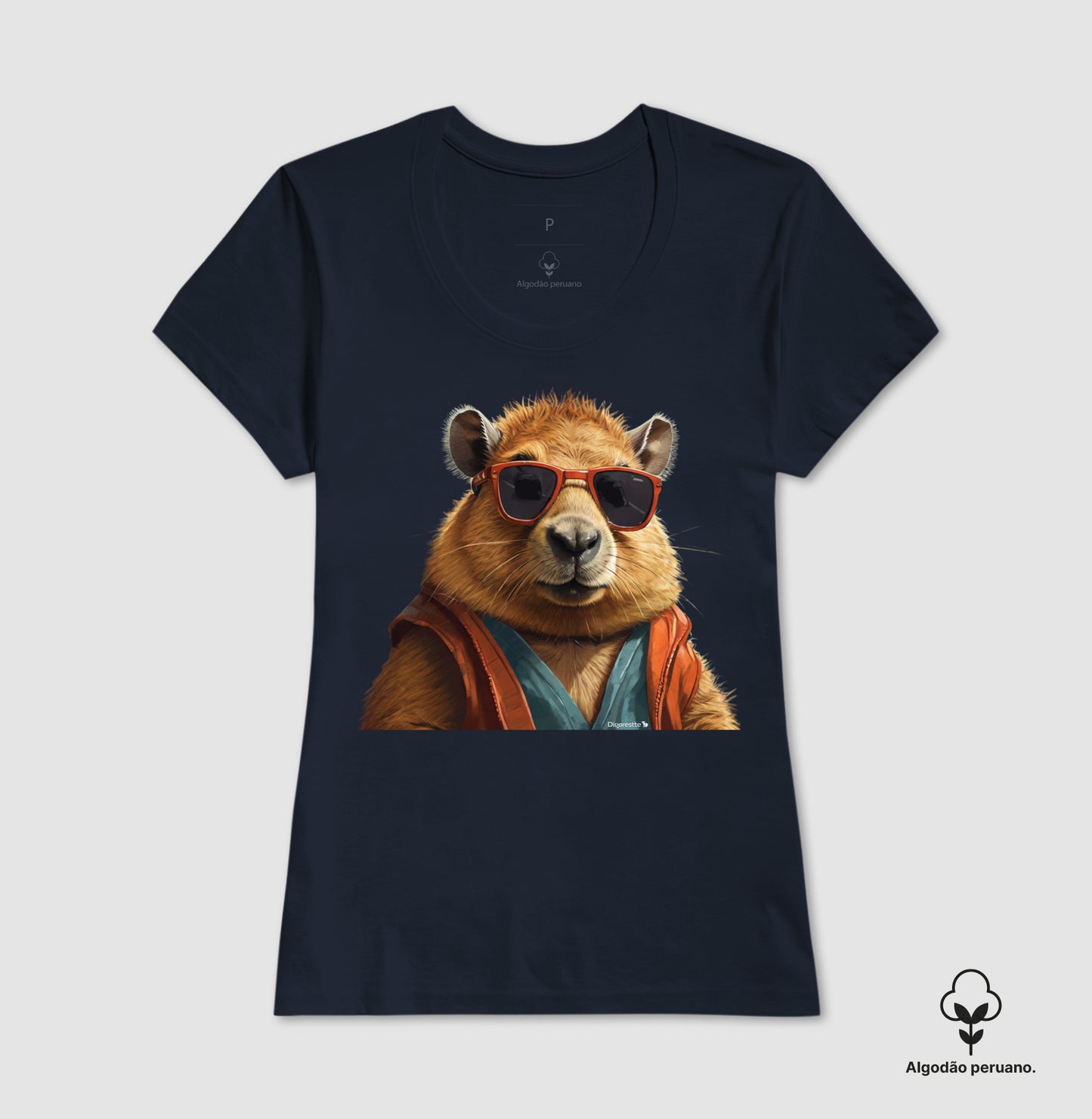CAMISETA ALGODÃO PERUANO CAPYBARA STYLE