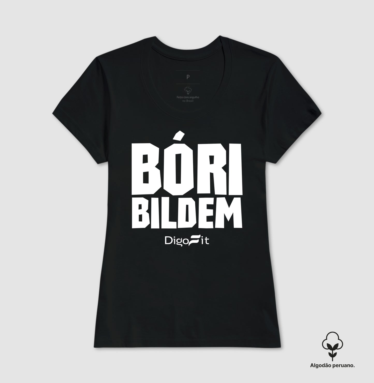 CAMISETA ALGODÃO PERUANO ACADEMIA BÓRI BILDEM