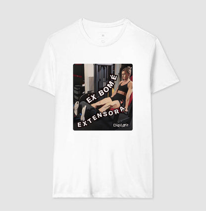 CAMISETA ACADEMIA EX BOM É EXTENSORA