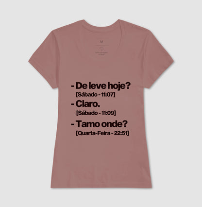 CAMISETA CARNAVAL NUNCA É DE LEVE