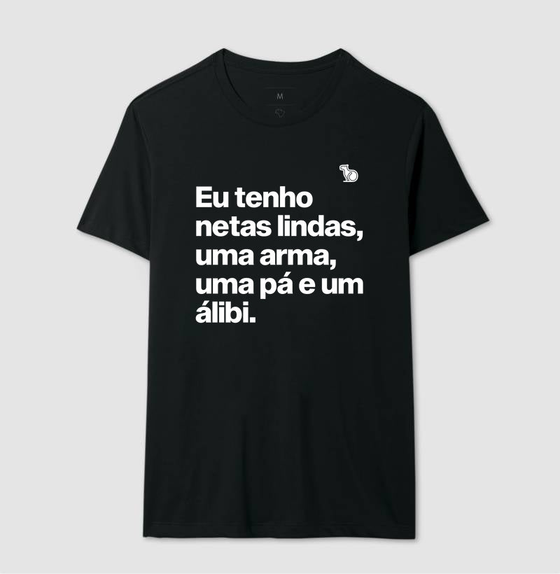 CAMISETA AVÔ COM ÁLIBI - NETAS