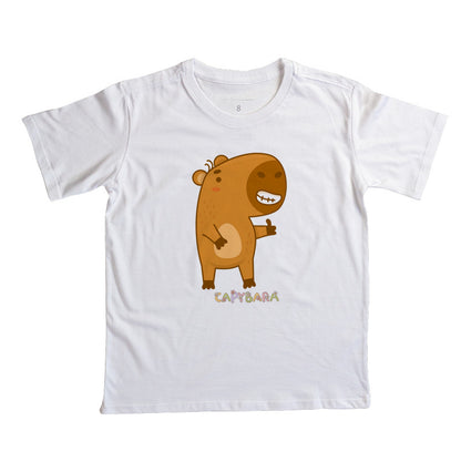 CAMISETA INFANTIL CAPIVARA FELIZ