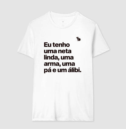 CAMISETA AVÔ COM ÁLIBI - NETA
