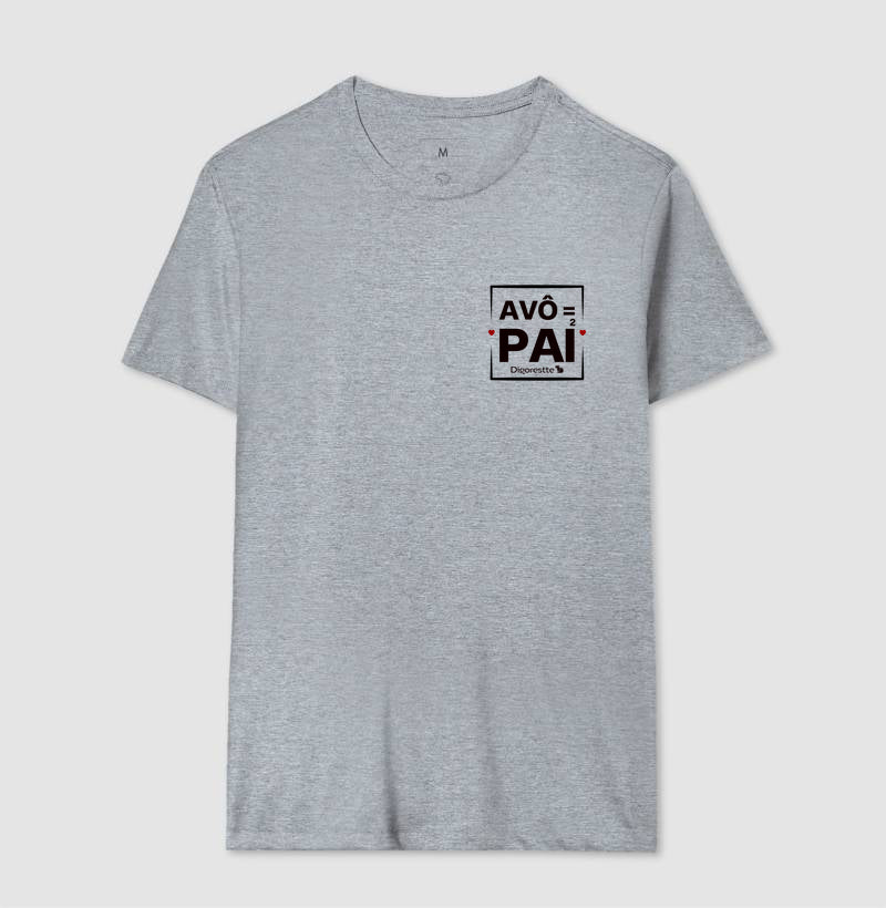 CAMISETA AVÔ É PAI AO QUADRADO