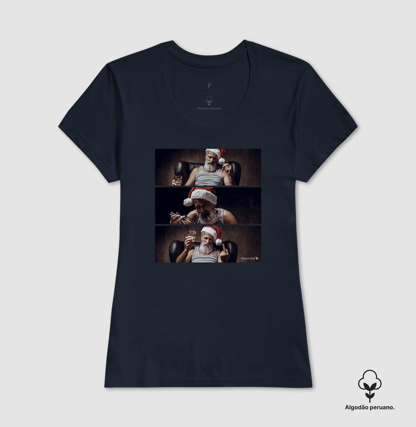 CAMISETA ALGODÃO PERUANO BAD NOEL