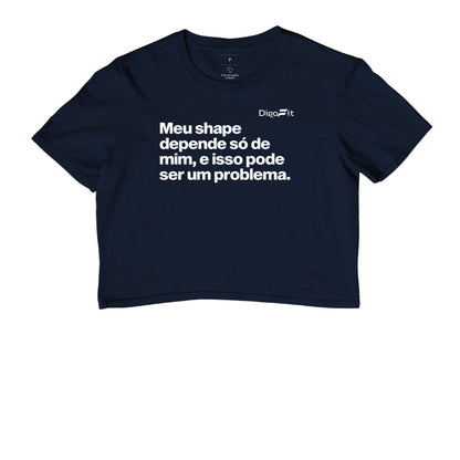 CROPPED ACADEMIA MEU SHAPE SÓ DEPENDE DE MIM