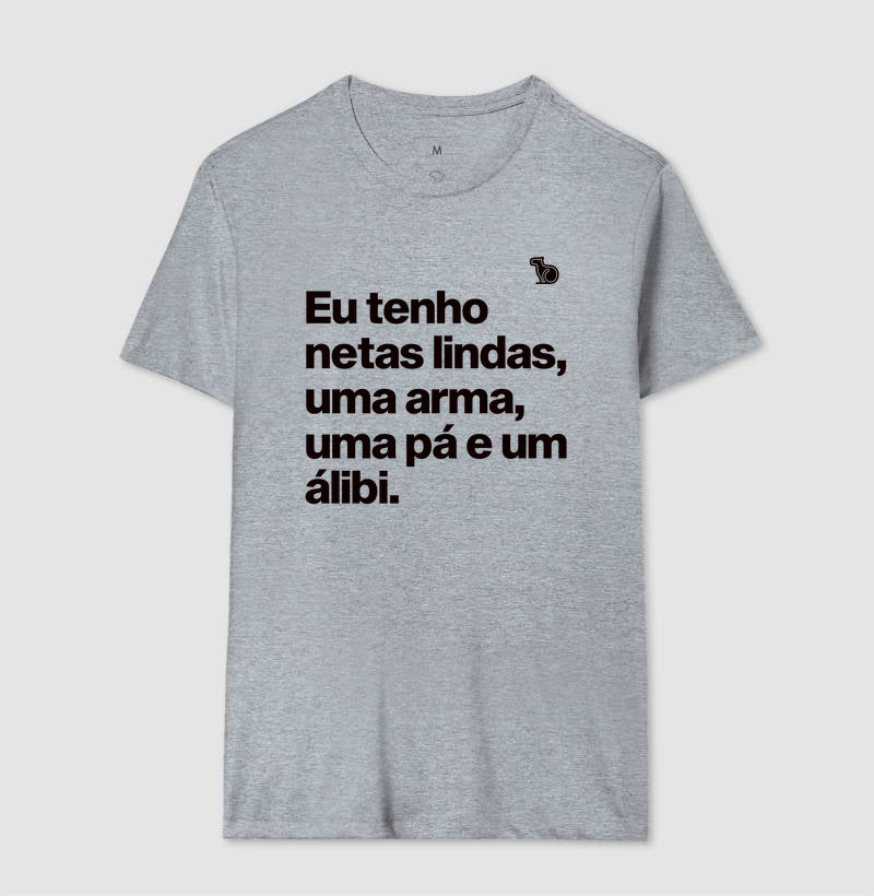 CAMISETA AVÔ COM ÁLIBI - NETAS