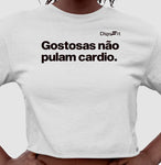CROPPED ACADEMIA GOSTOSAS NÃO PULAM CARDIO