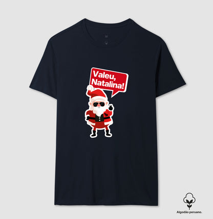 CAMISETA ALGODÃO PERUANO NATAL VALEU NATALIANA