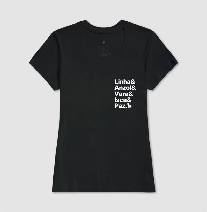CAMISETA LINHA ANZOL VARA ISCA E PAZ