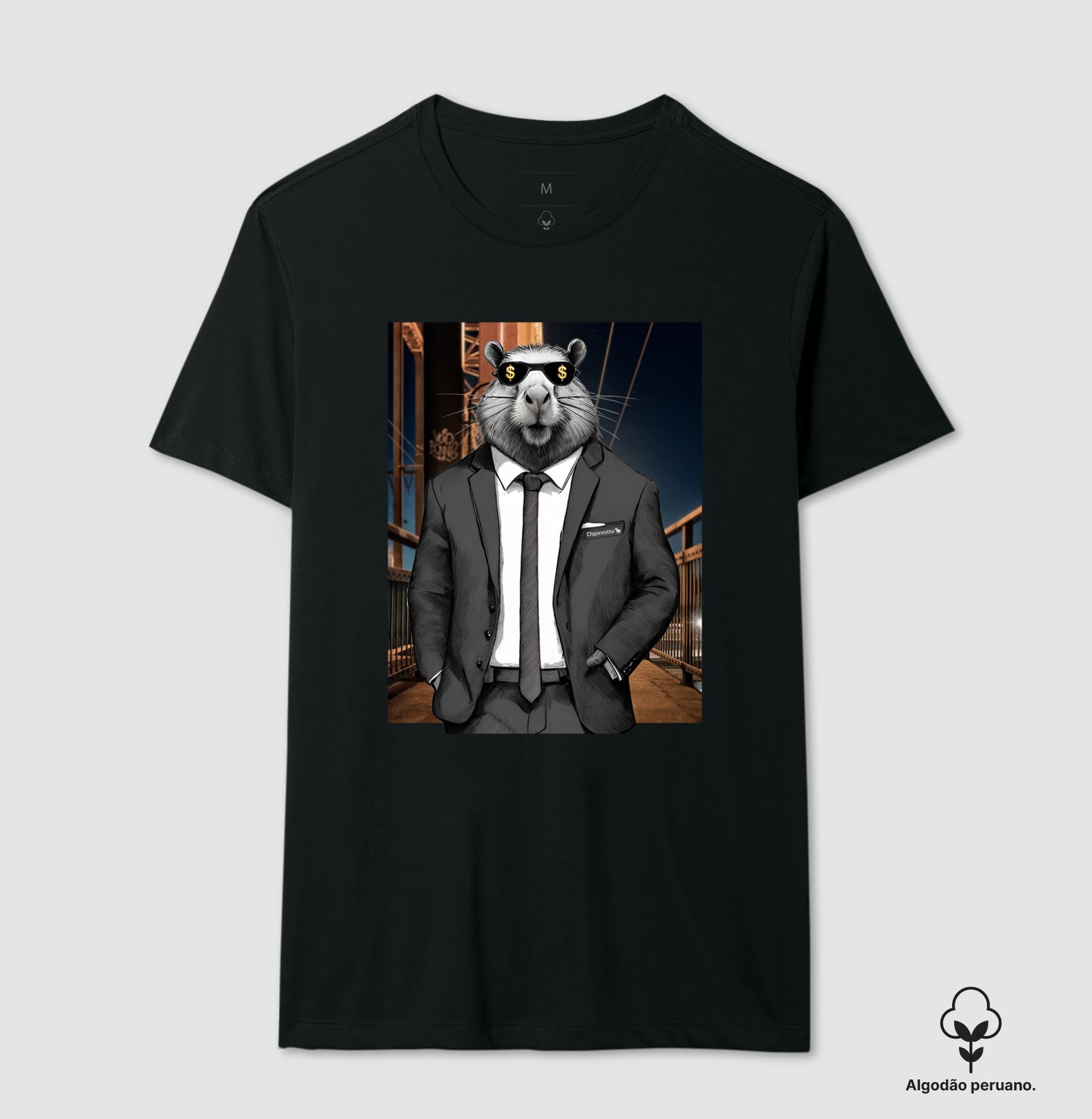 CAMISETA ALGODÃO PERUANO CAPIVARA BIG BOSS