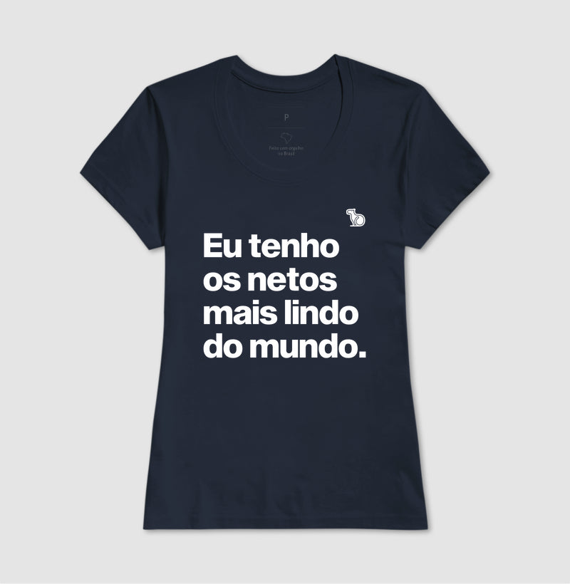 CAMISETA EU TENHO OS NETOS MAIS LINDOS