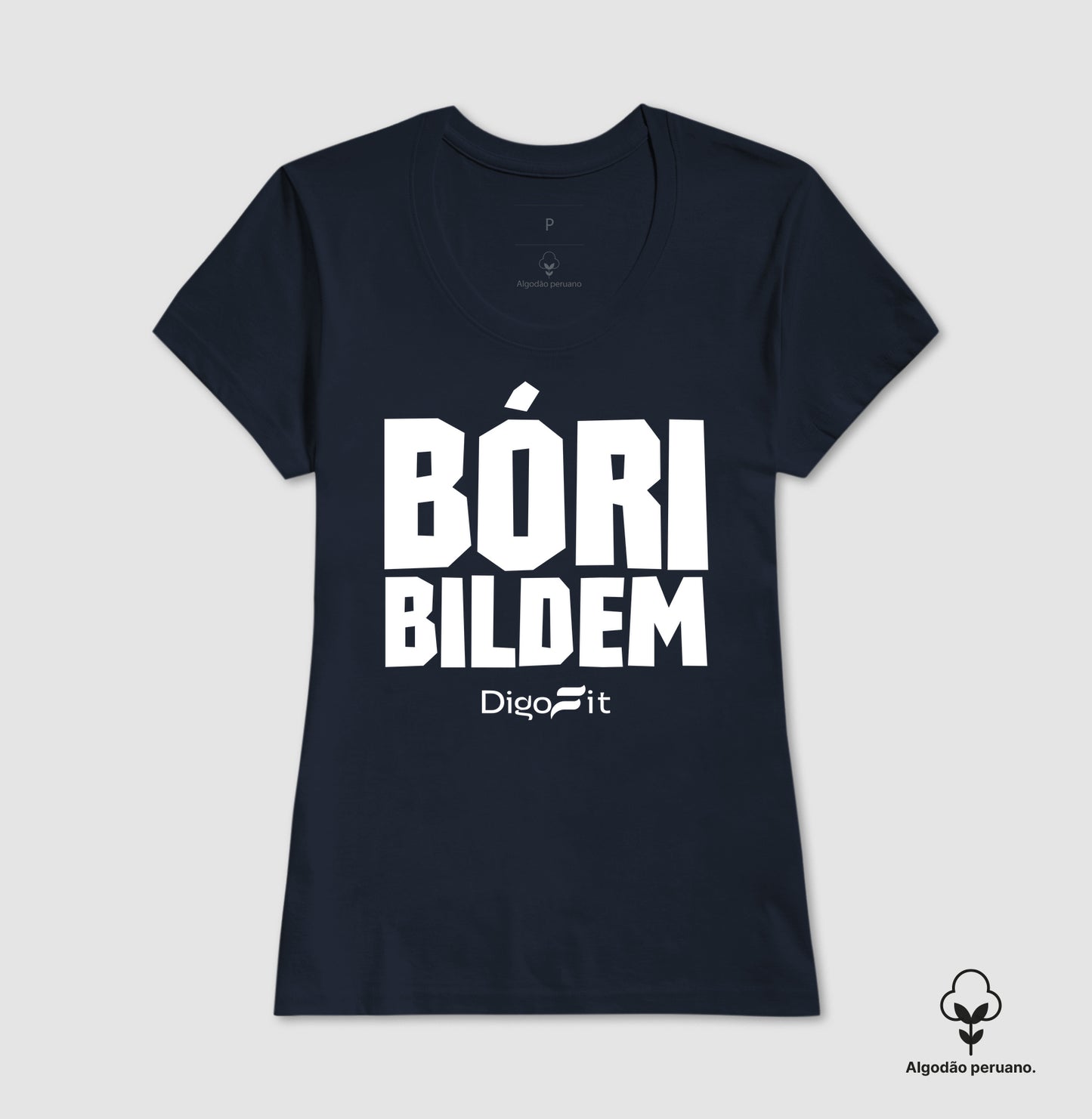 CAMISETA ALGODÃO PERUANO ACADEMIA BÓRI BILDEM