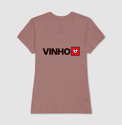 CAMISETA CASAL VINHO