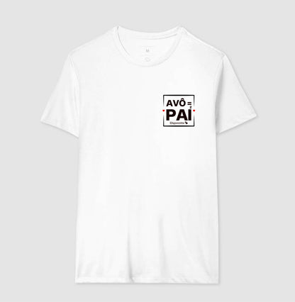CAMISETA AVÔ É PAI AO QUADRADO