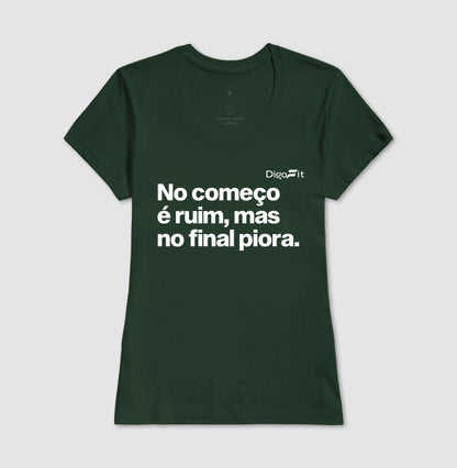 CAMISETA ACADEMIA NO COMEÇO É RUIM MAS NO FINAL PIORA
