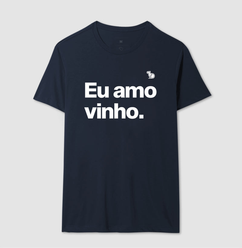 CAMISETA CASAL EU AMO VINHO