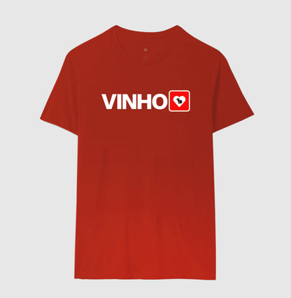 CAMISETA CASAL VINHO