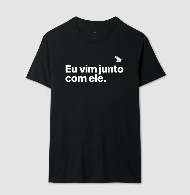 CAMISETA CASAL EU VIM JUNTO COM ELE