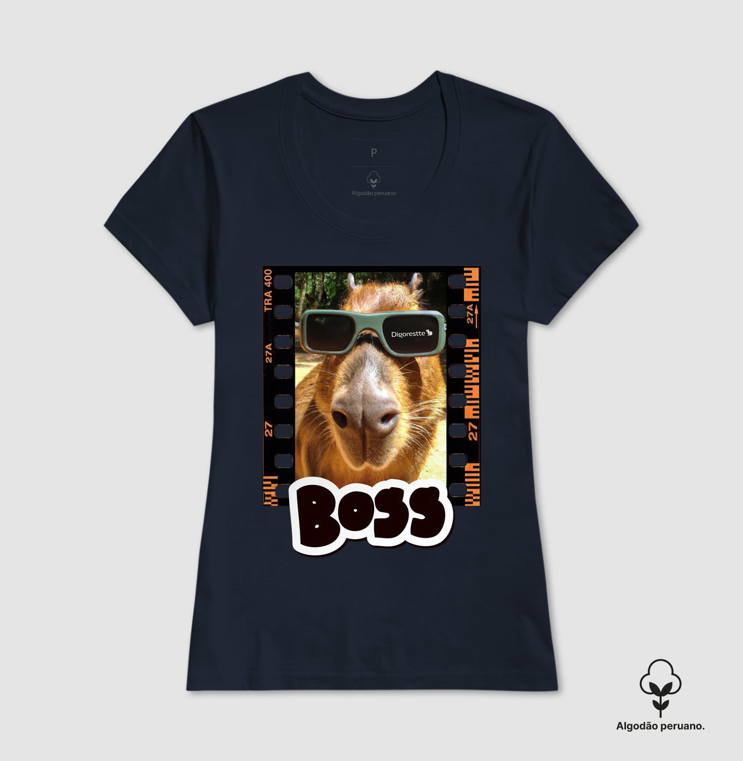 CAMISETA ALGODÃO PERUANO THE BOSS