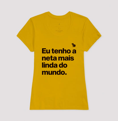 CAMISETA TENHO UMA NETA LINDA